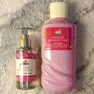 Bath & Body Works Milk Bar Birthday Cake Body Wash - Pink